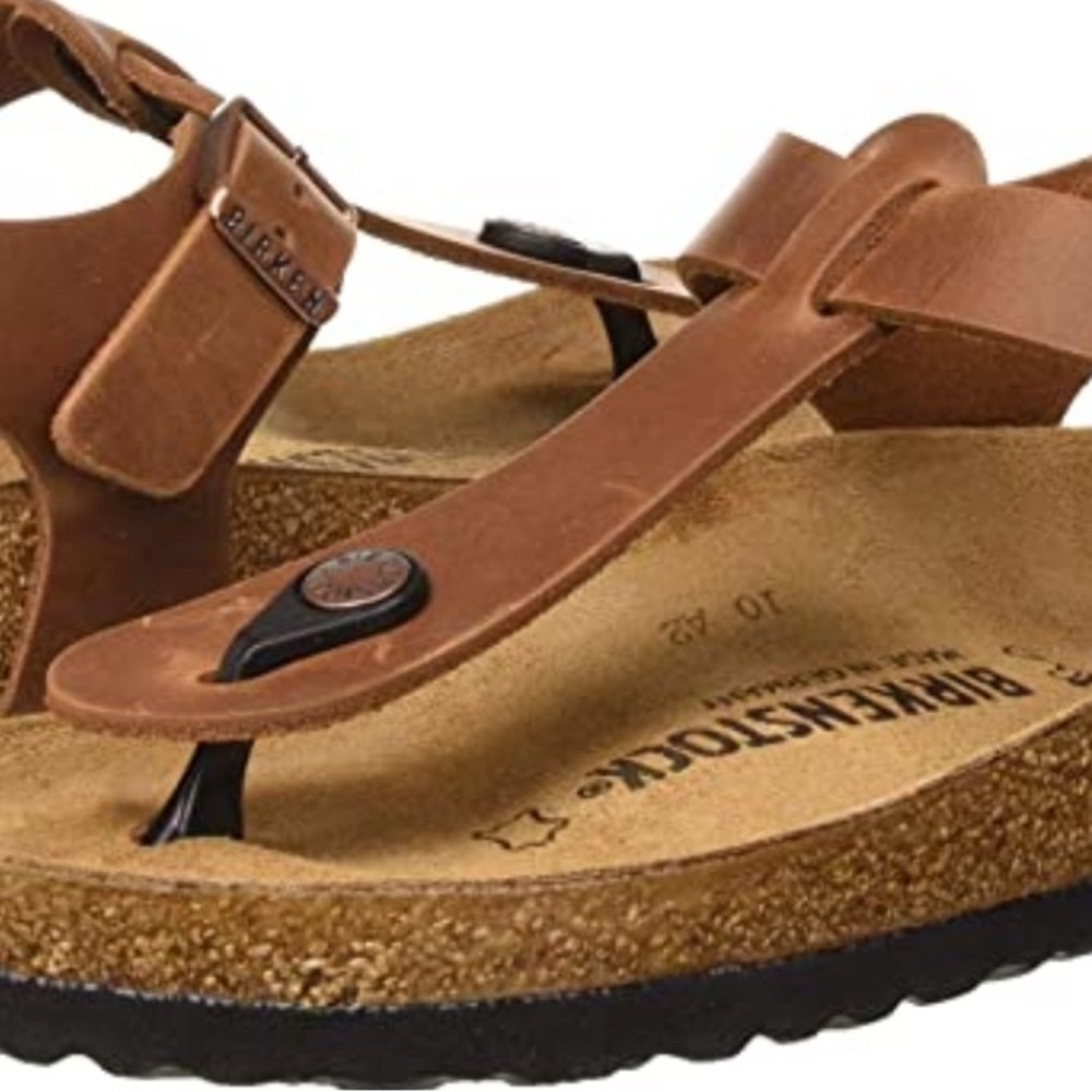 Brand new Birkenstock Kairo Antiqued Brown size 7/ 38 regular width/wide